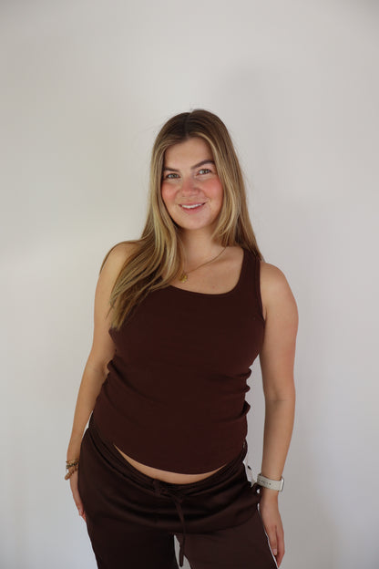 Ambika Essential Top Brown