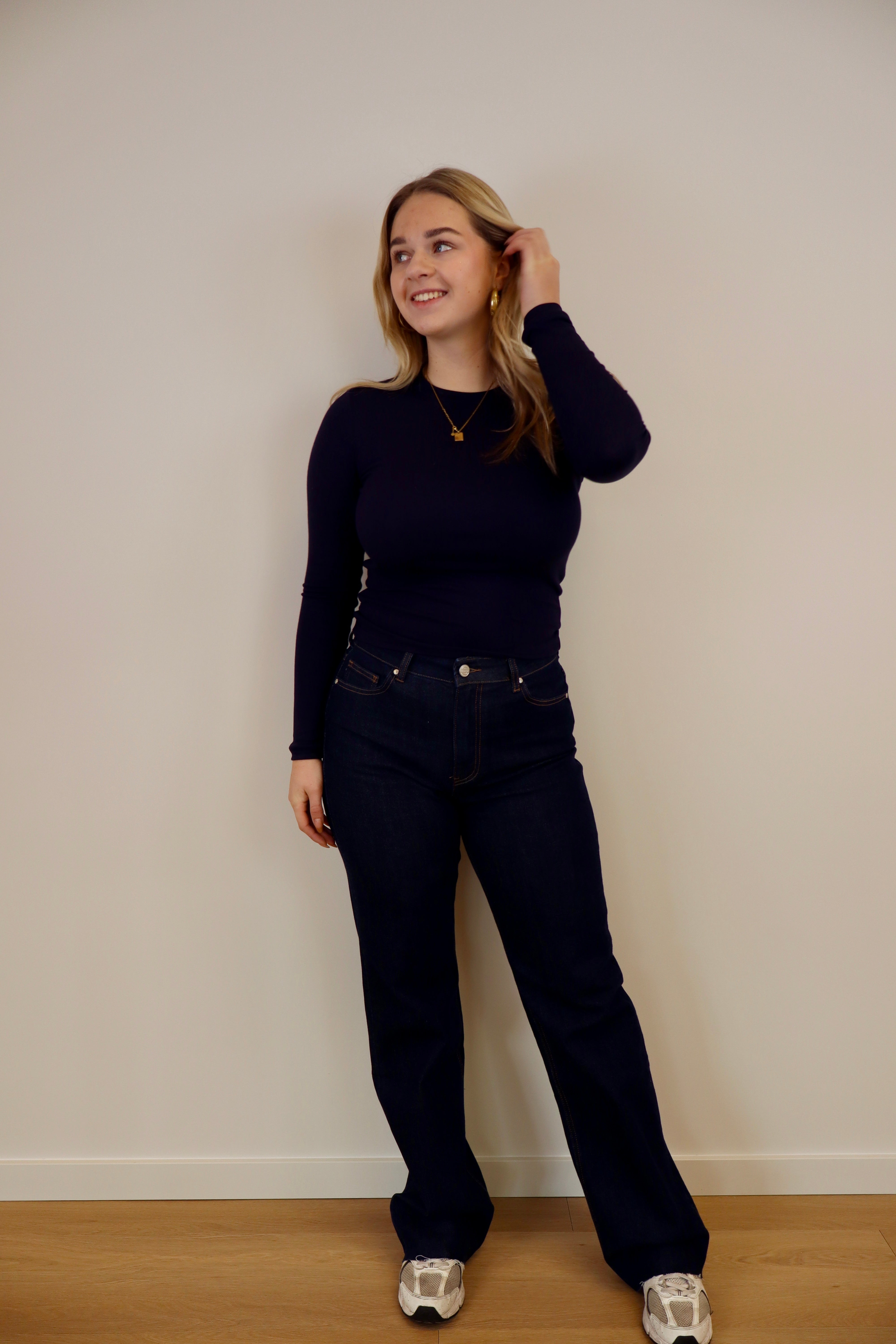 Madelon Tall Wide Leg Jeans W3616-17 - Dark Denim
