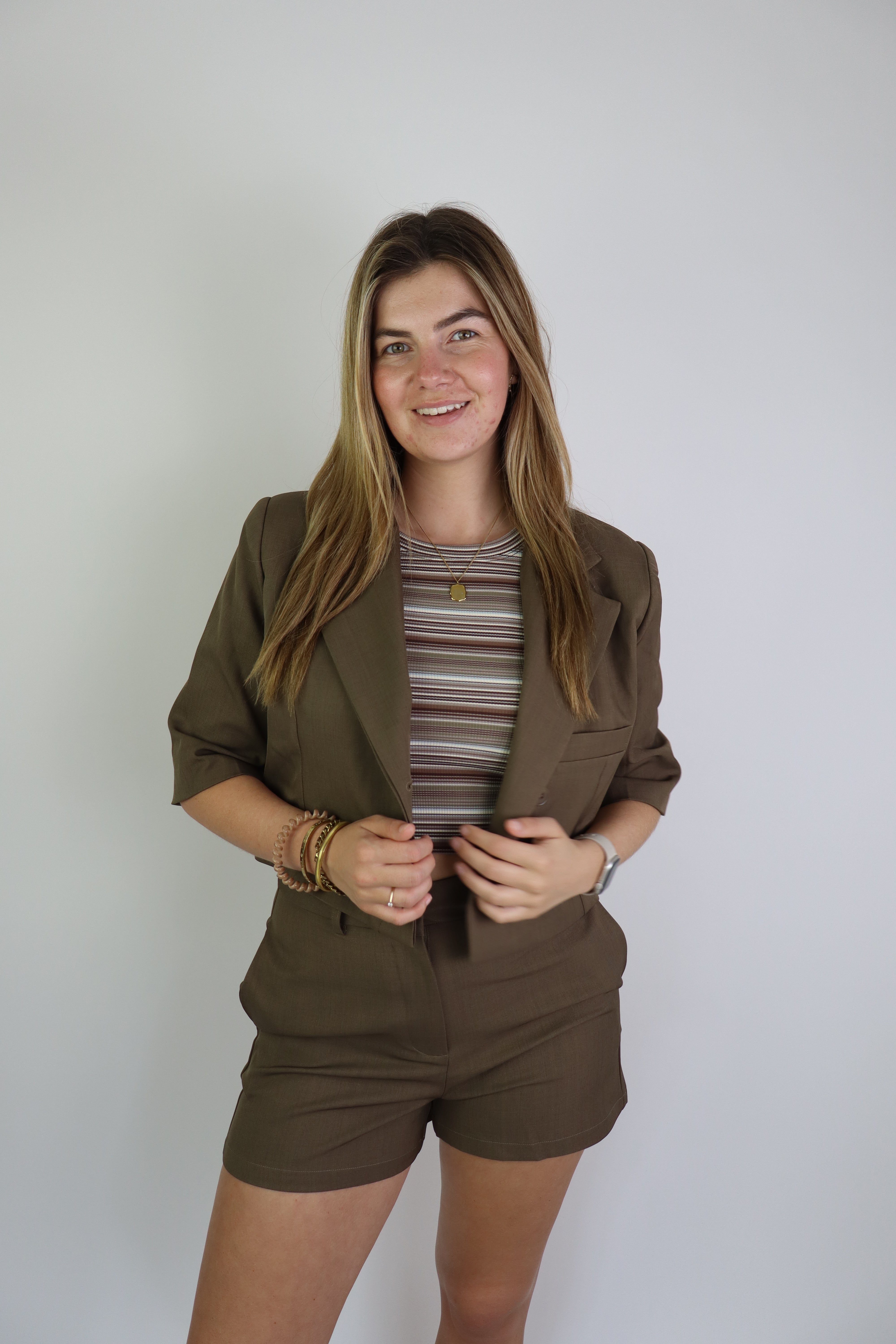 Gia Pantalon Short Coffee