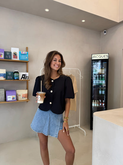 Dalisha Denim Skort | Laulia Y3332-1