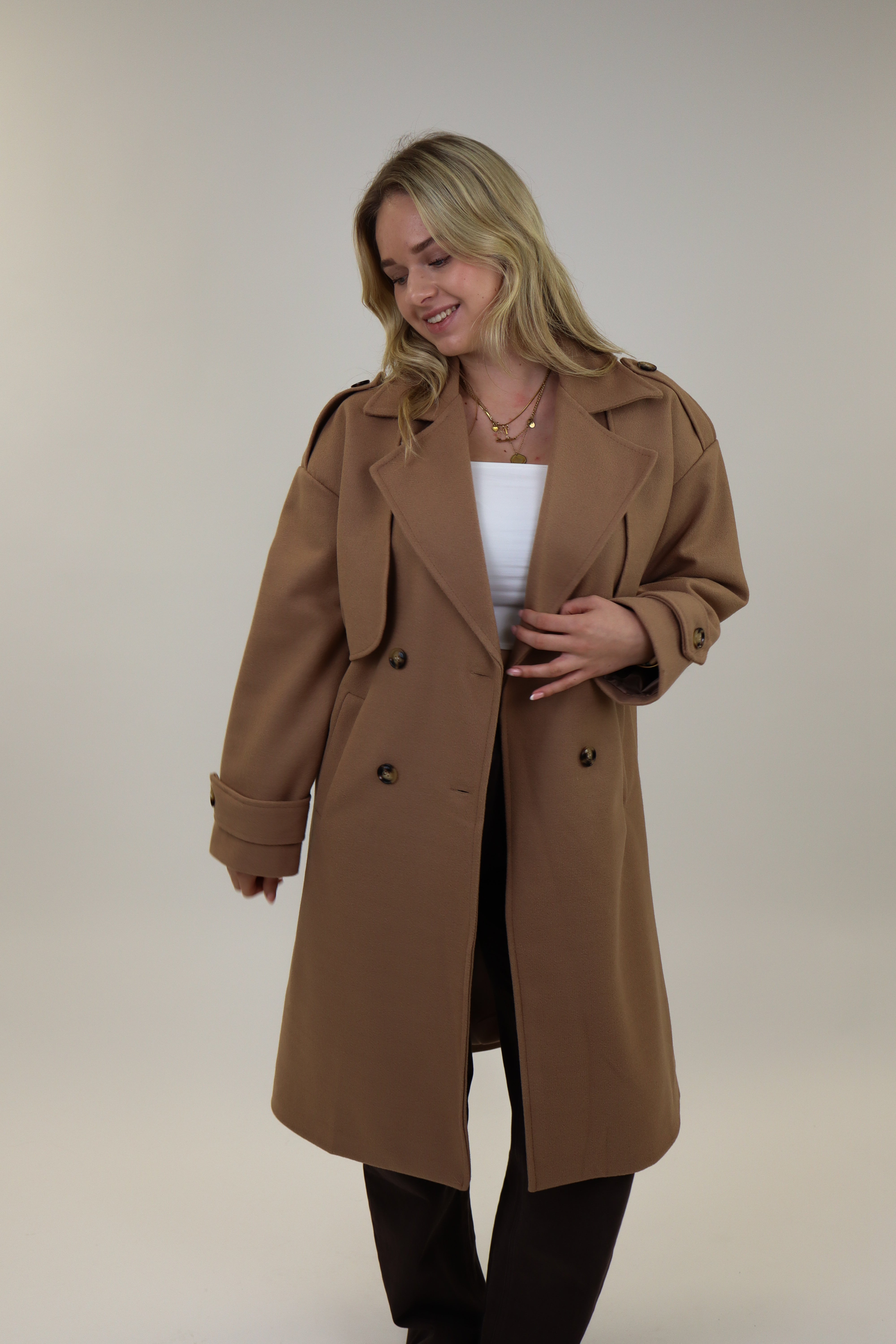 Benthe Trench Coat | Camel