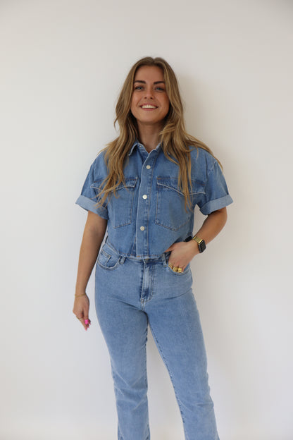 Gaia Denim Blouse
