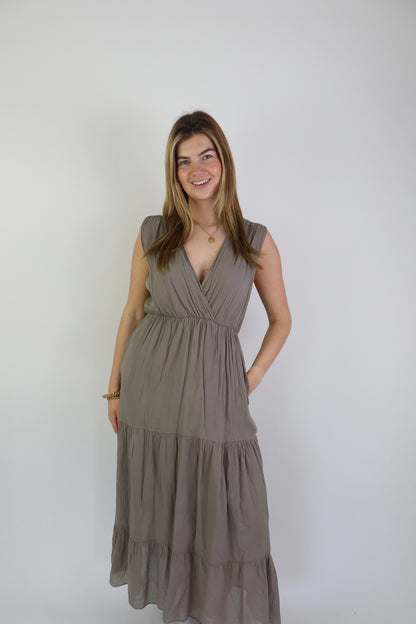 Maeve Maxi Dress Taupe