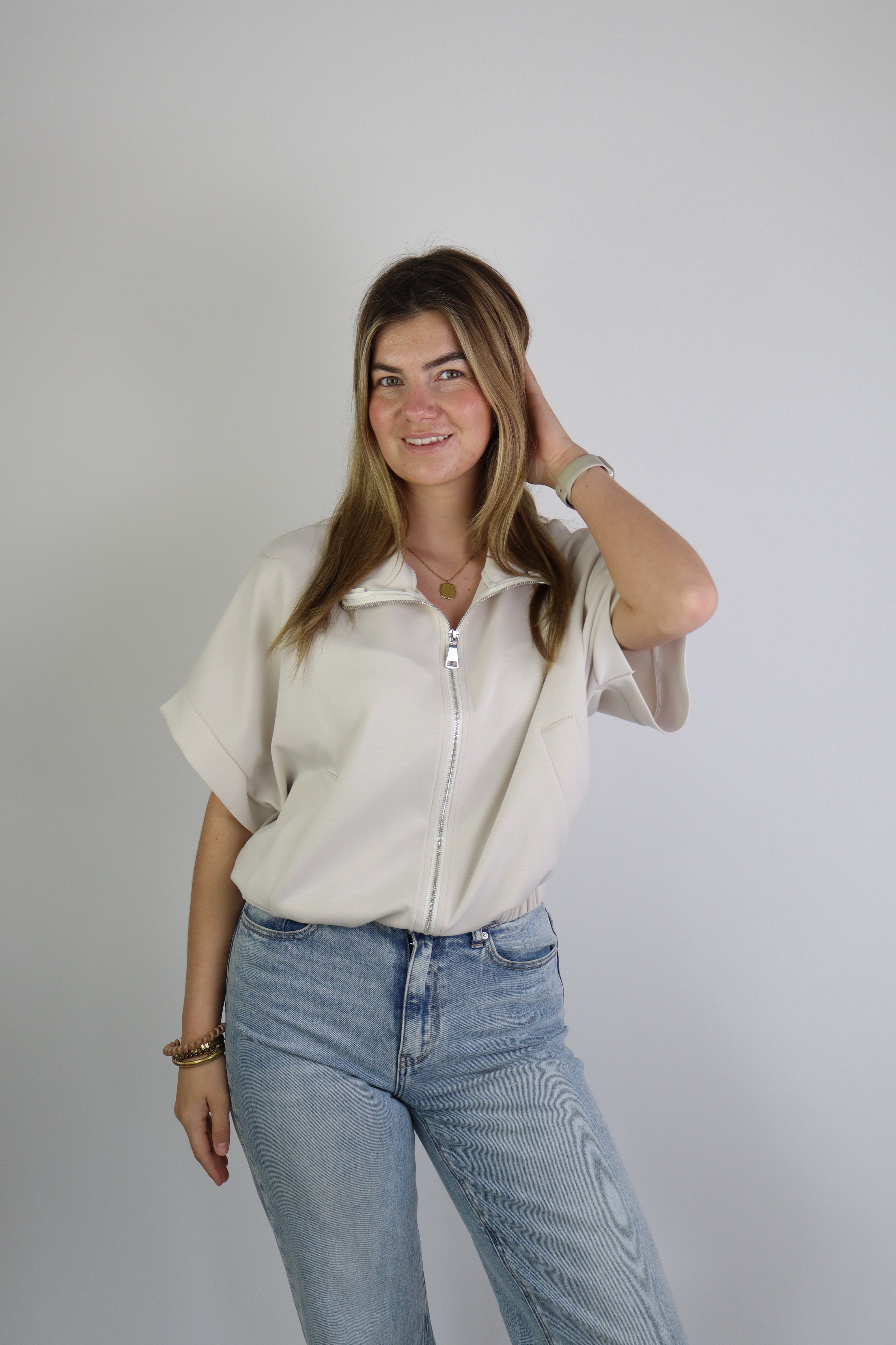Nora Vestje Beige