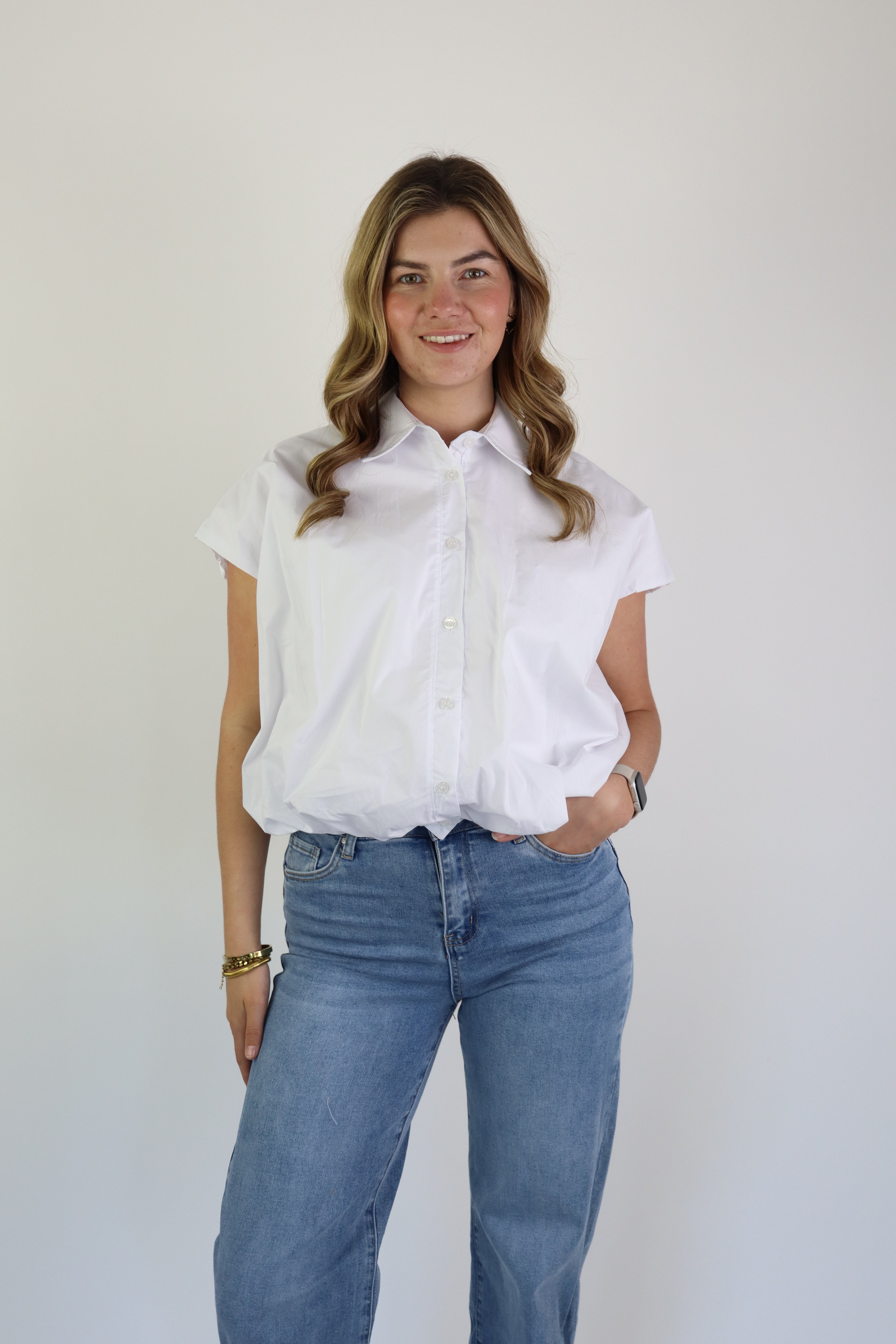 Steffie Blouse White