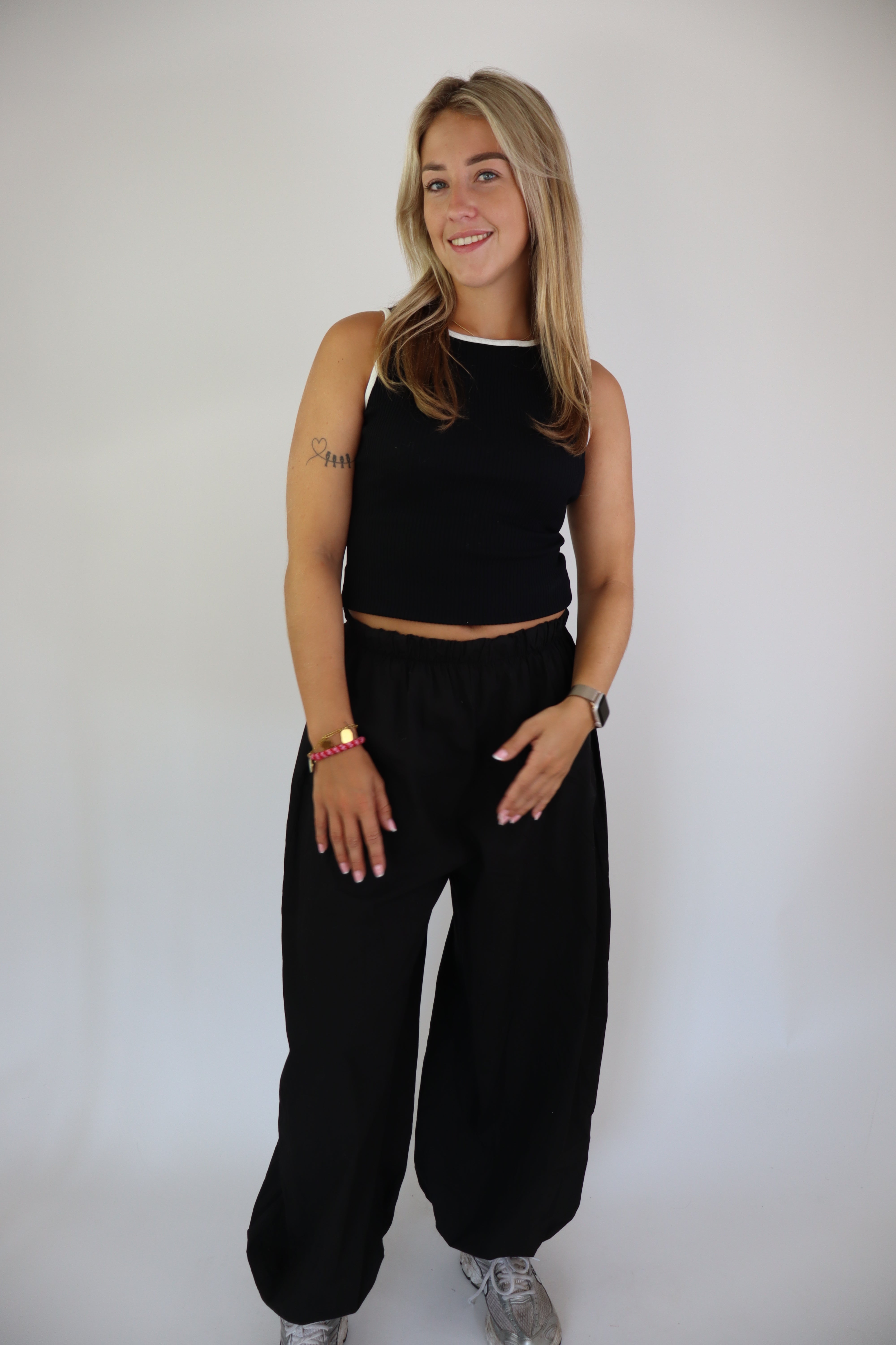 Nola Cotton Pants Black
