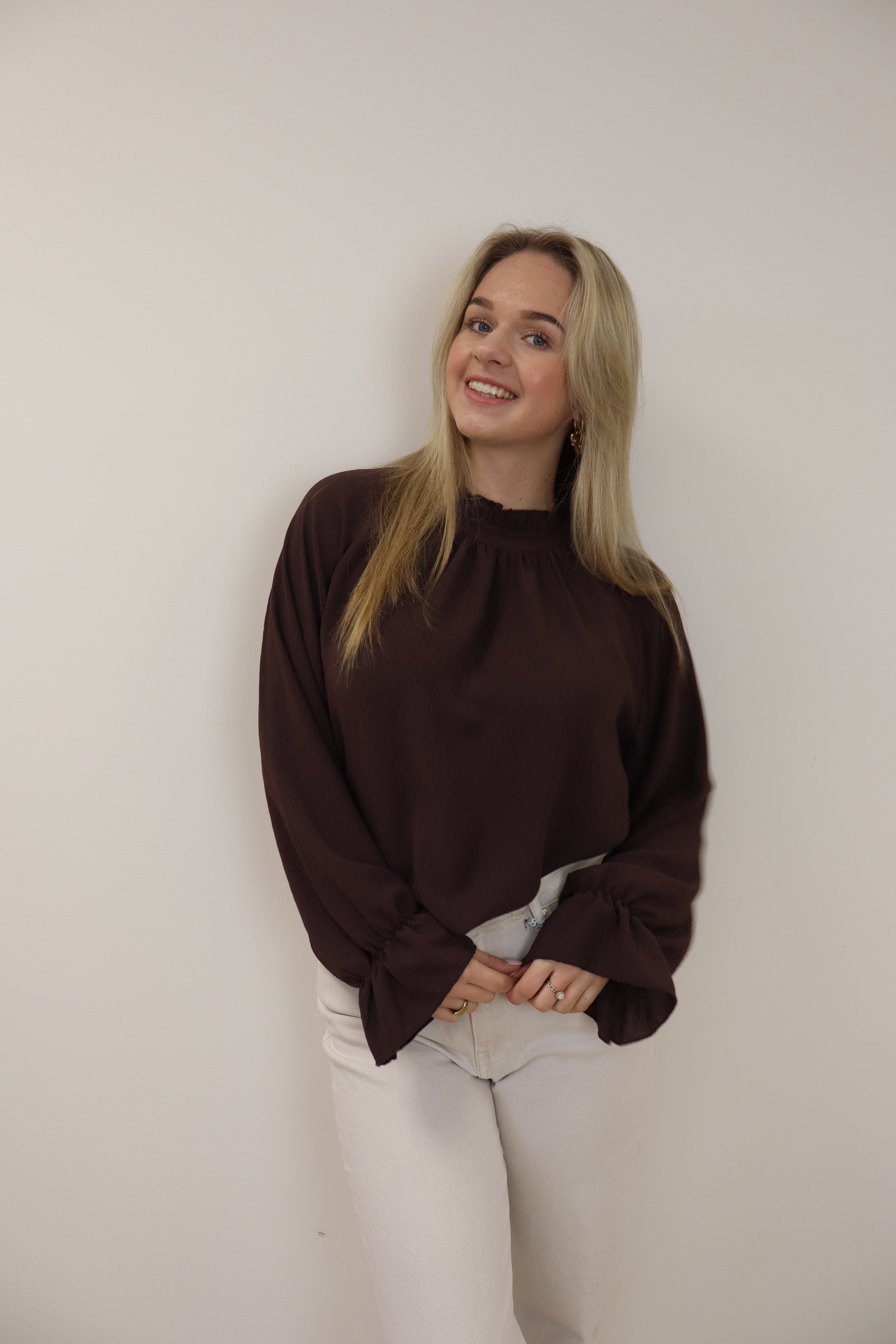 Sandy Blouse Brown