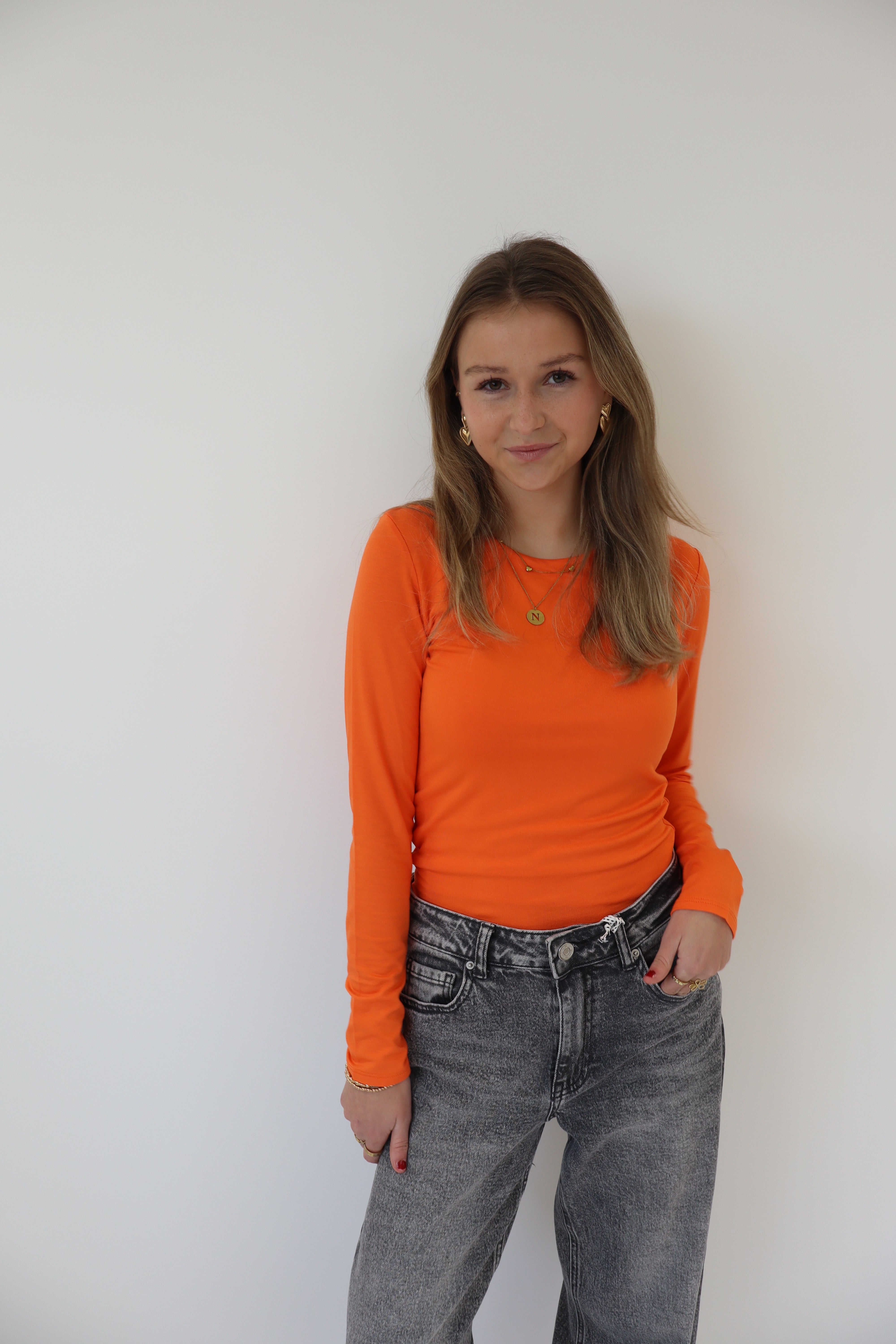 Kyra Basic Top Orange
