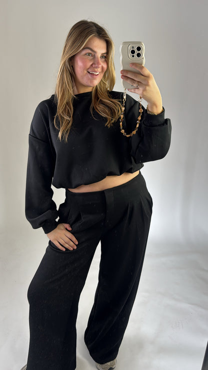 Romy Jogging Set Black