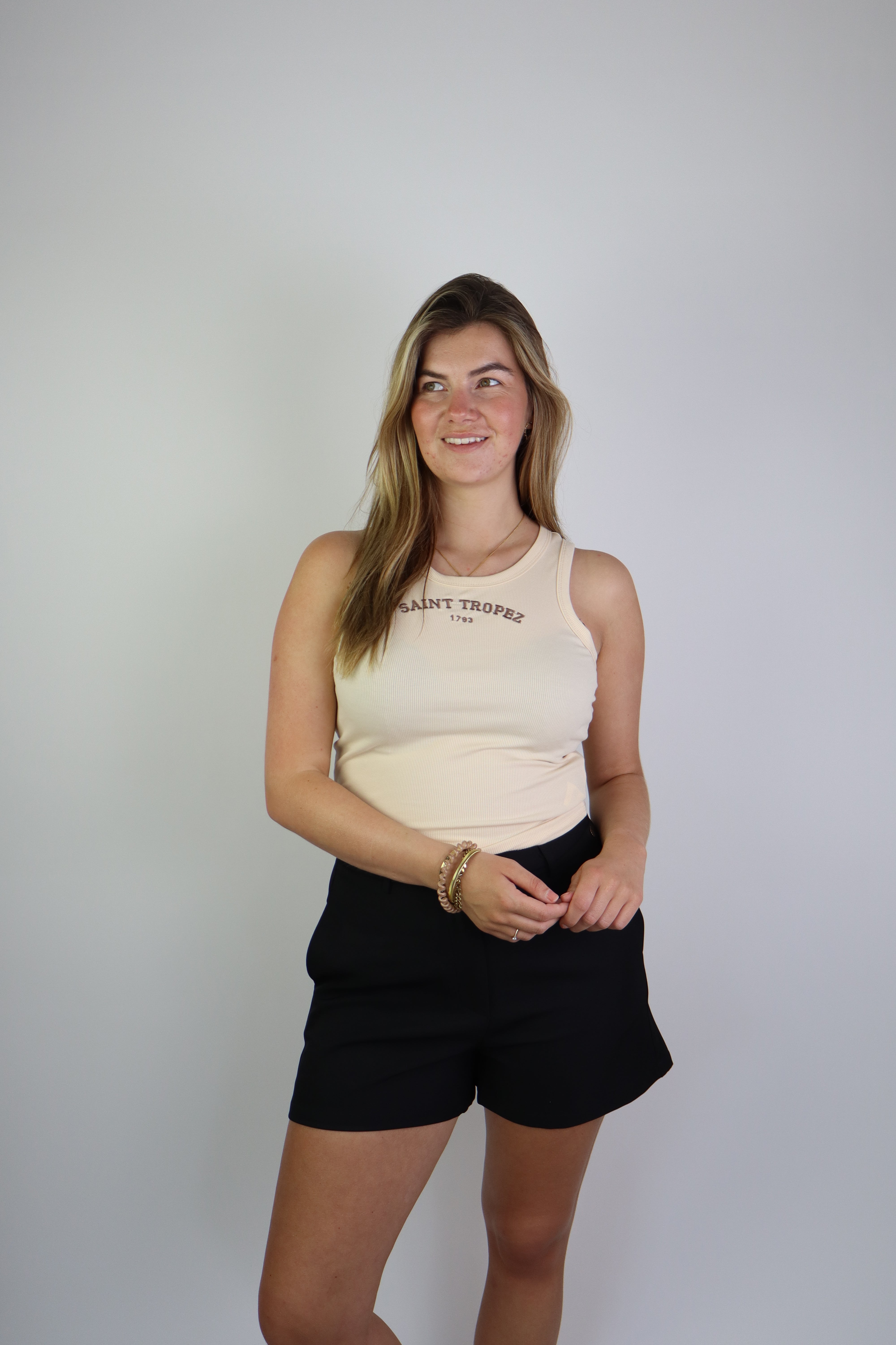 Saint Tropez Tanktop Beige