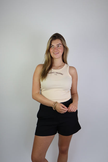 Saint Tropez Tanktop Beige