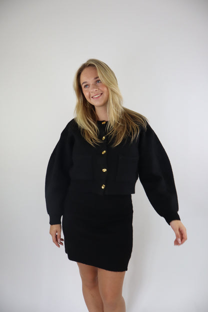 Odette Two Piece Set Black