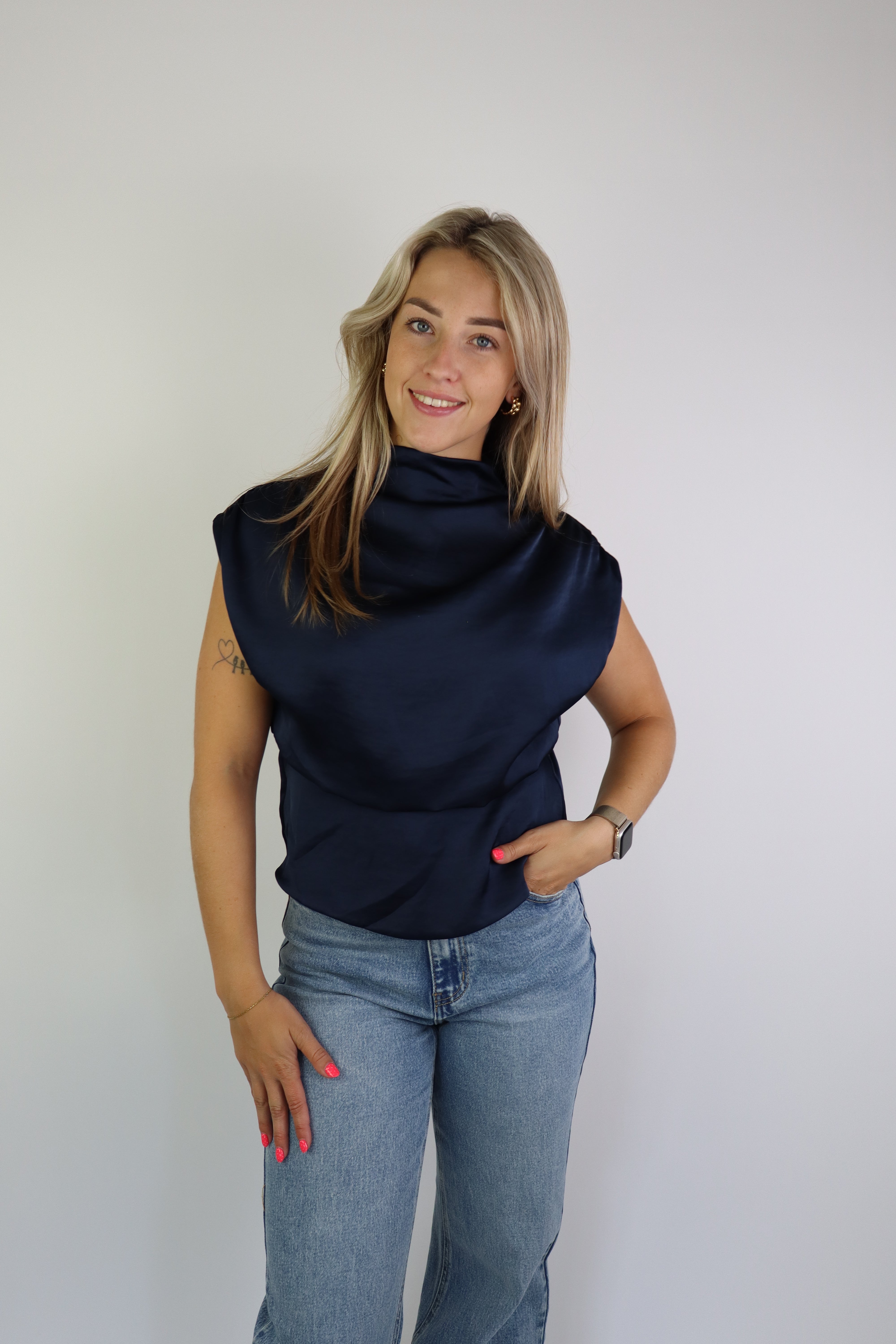 Sammy Satijnen Top Navy