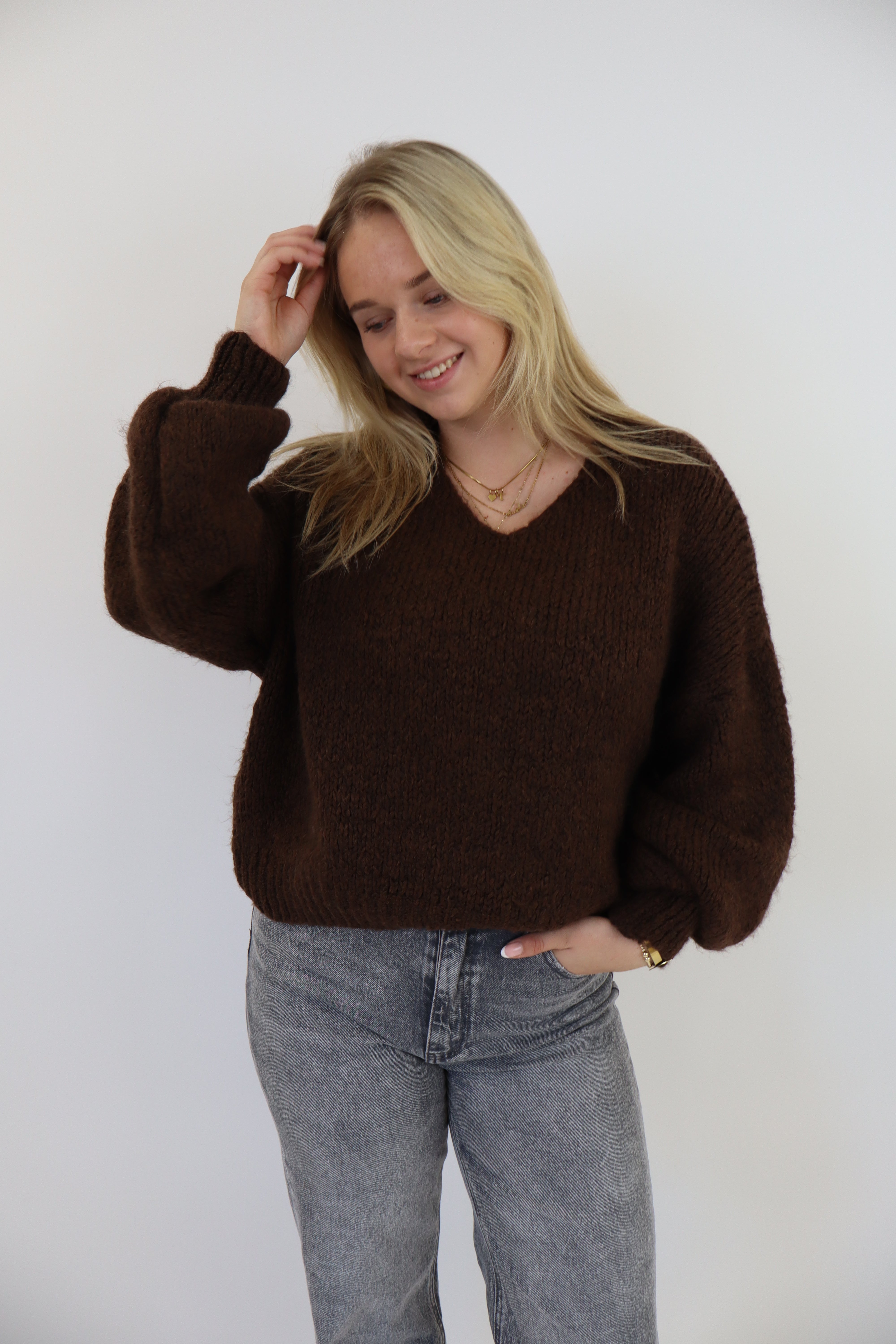 Soof Sweater Dark Brown