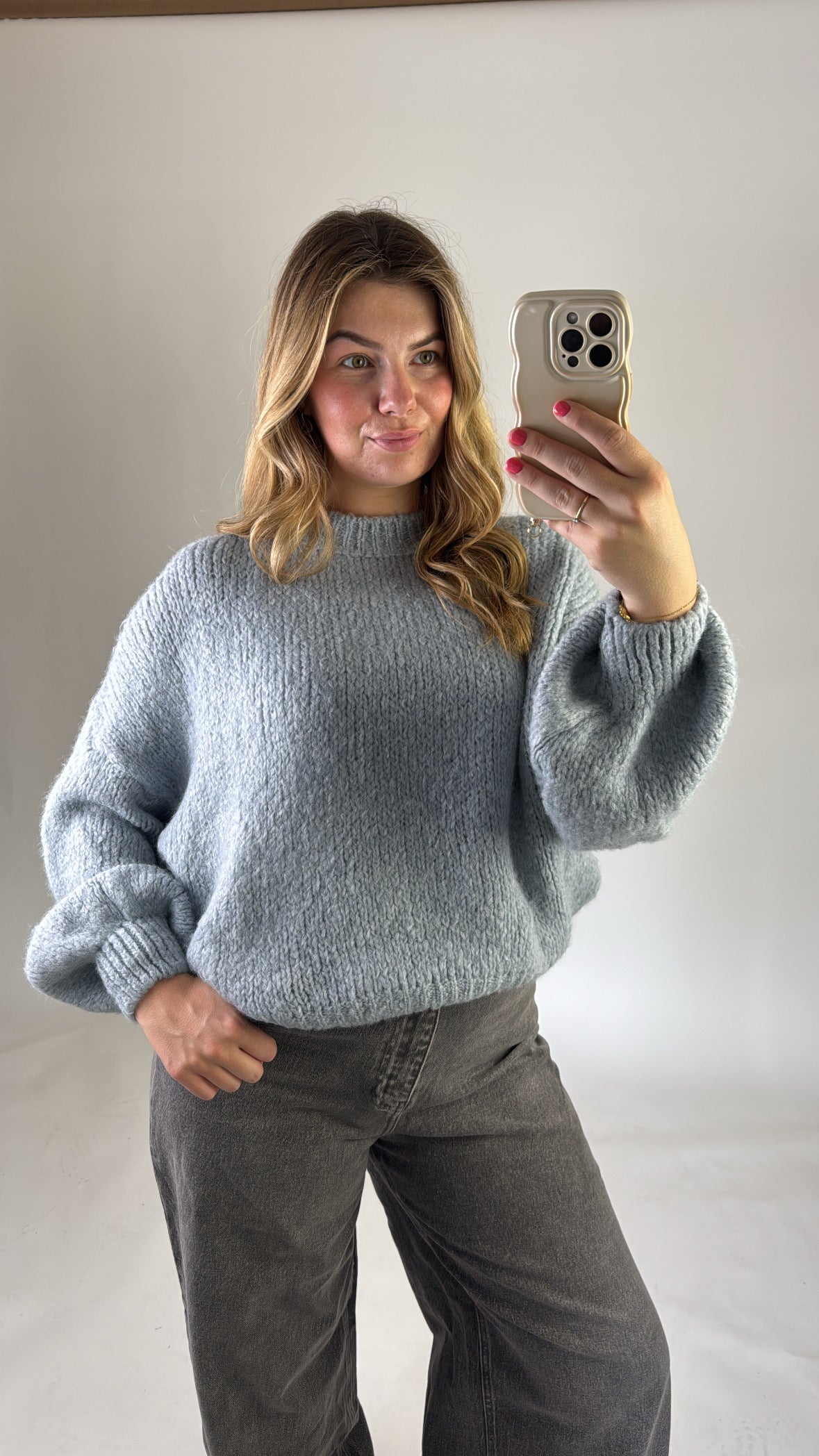 Mae Sweater Ice Blue | PRE ORDER