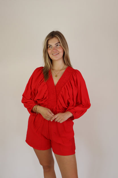 Amber Playsuit Rood