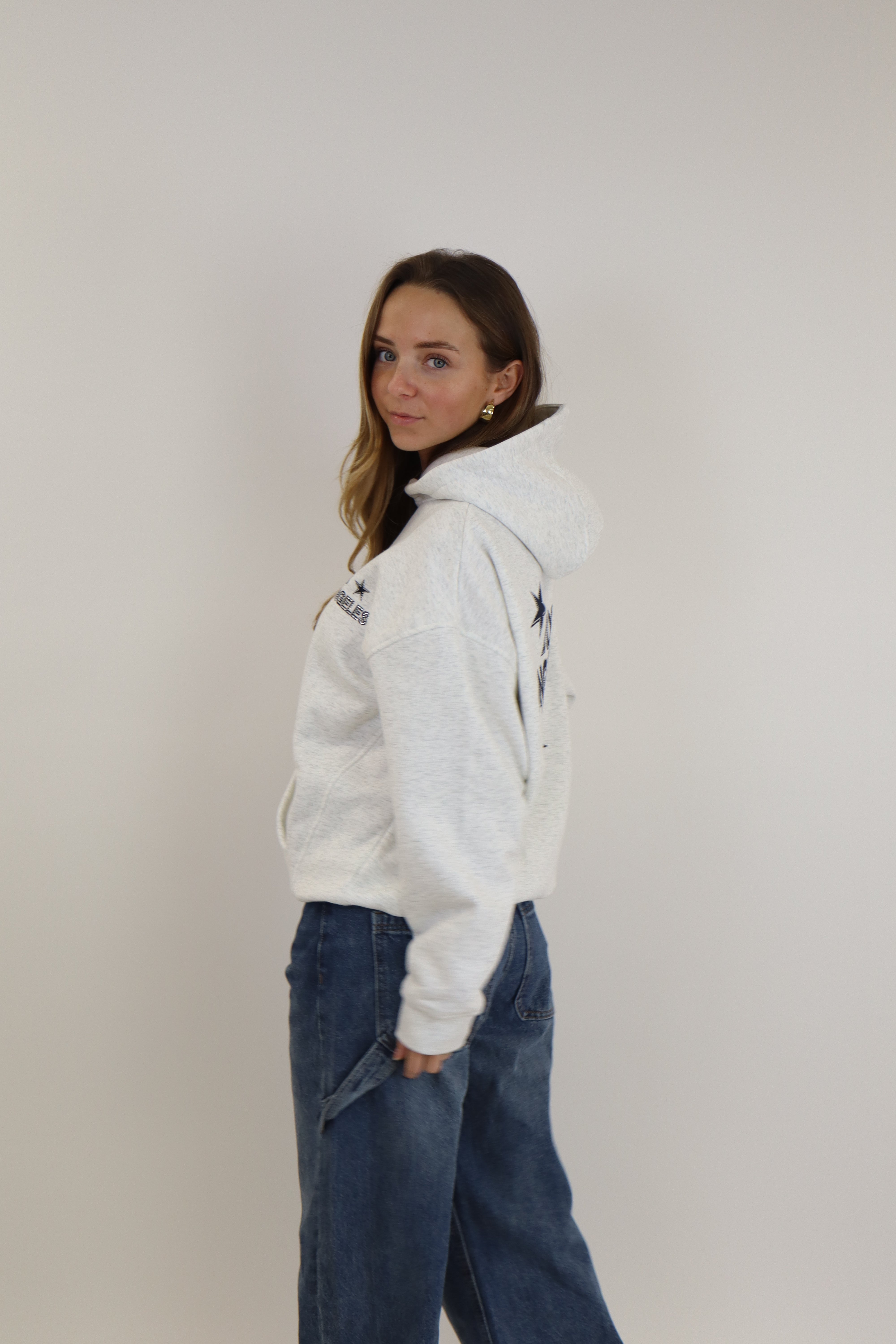 Los Angeles Hoodie Light Grey