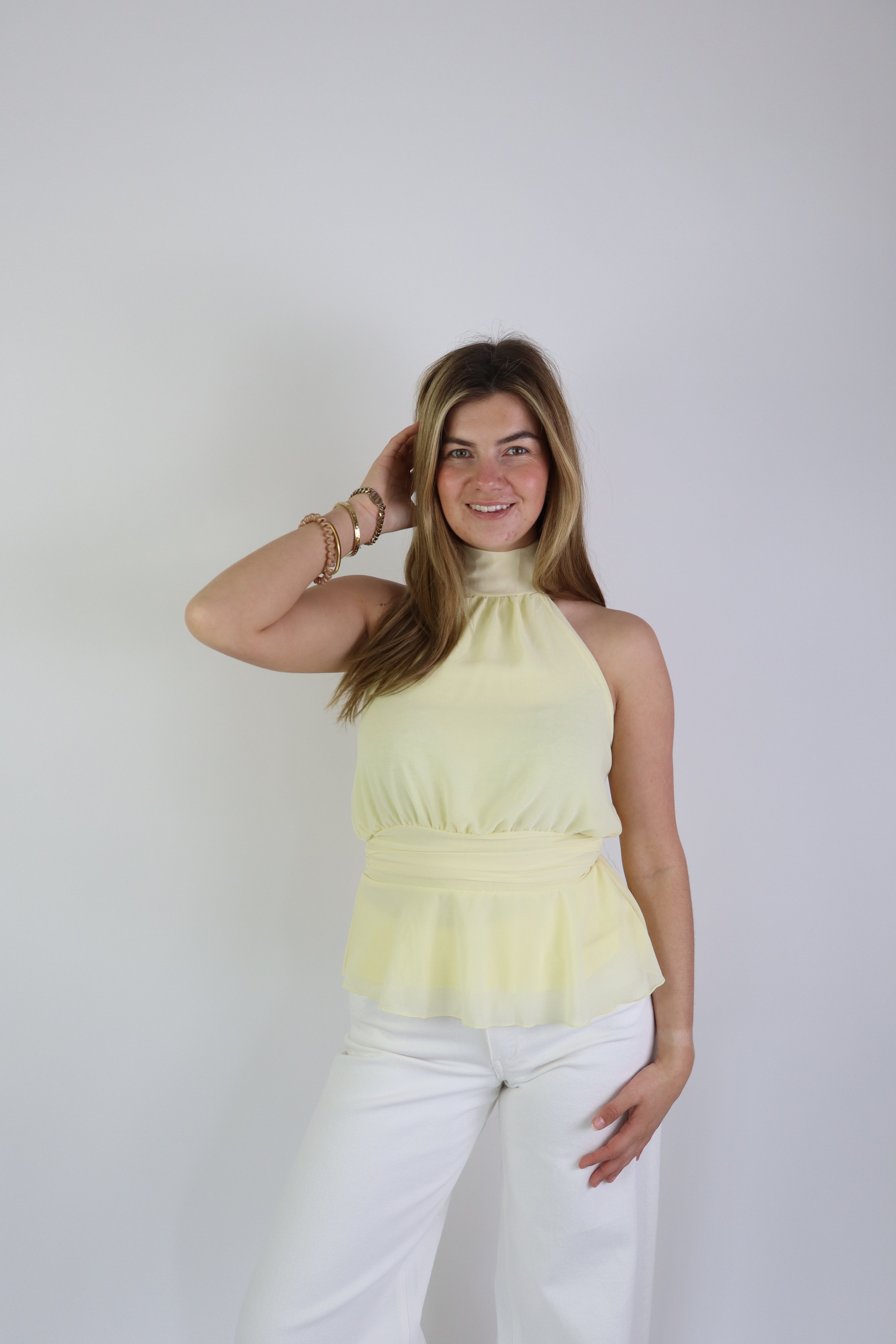 Sacha Halter Top Yellow