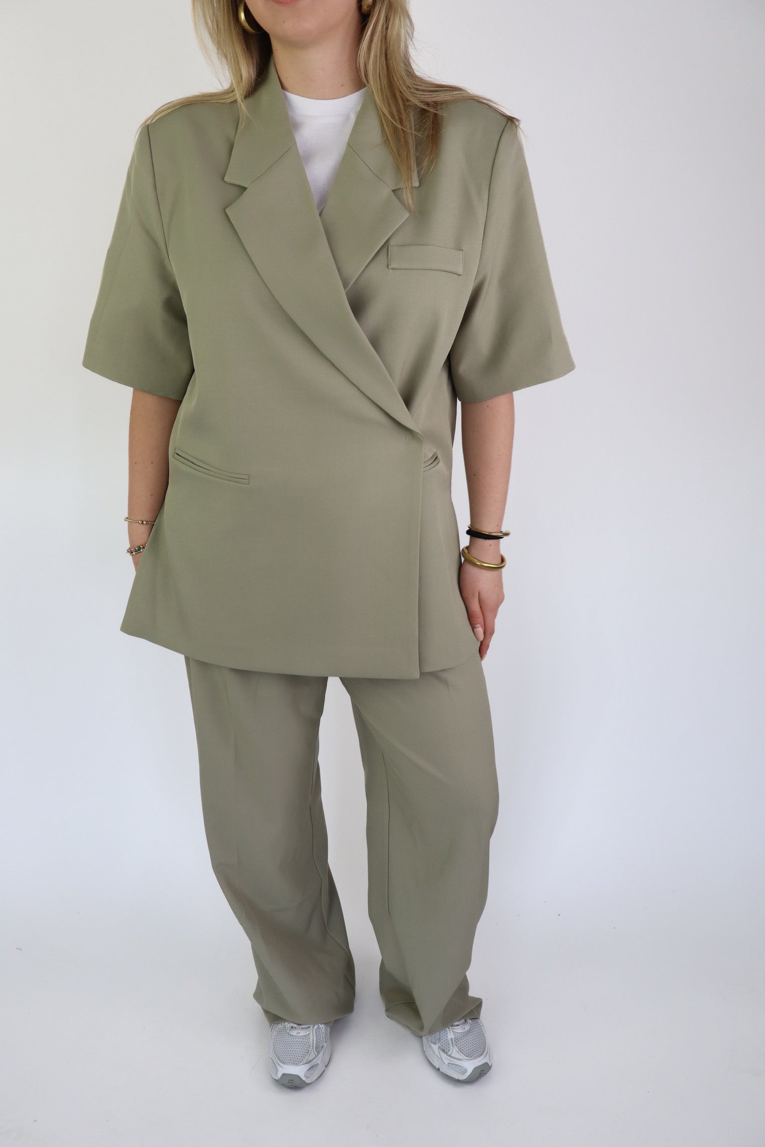 Emma Stretch Pantalon Olive