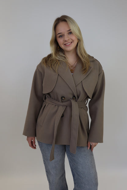 Doriena Trench Coat Taupe