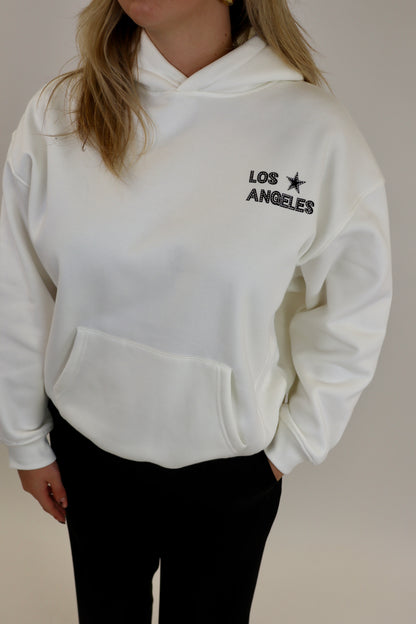 Los Angeles Hoodie White