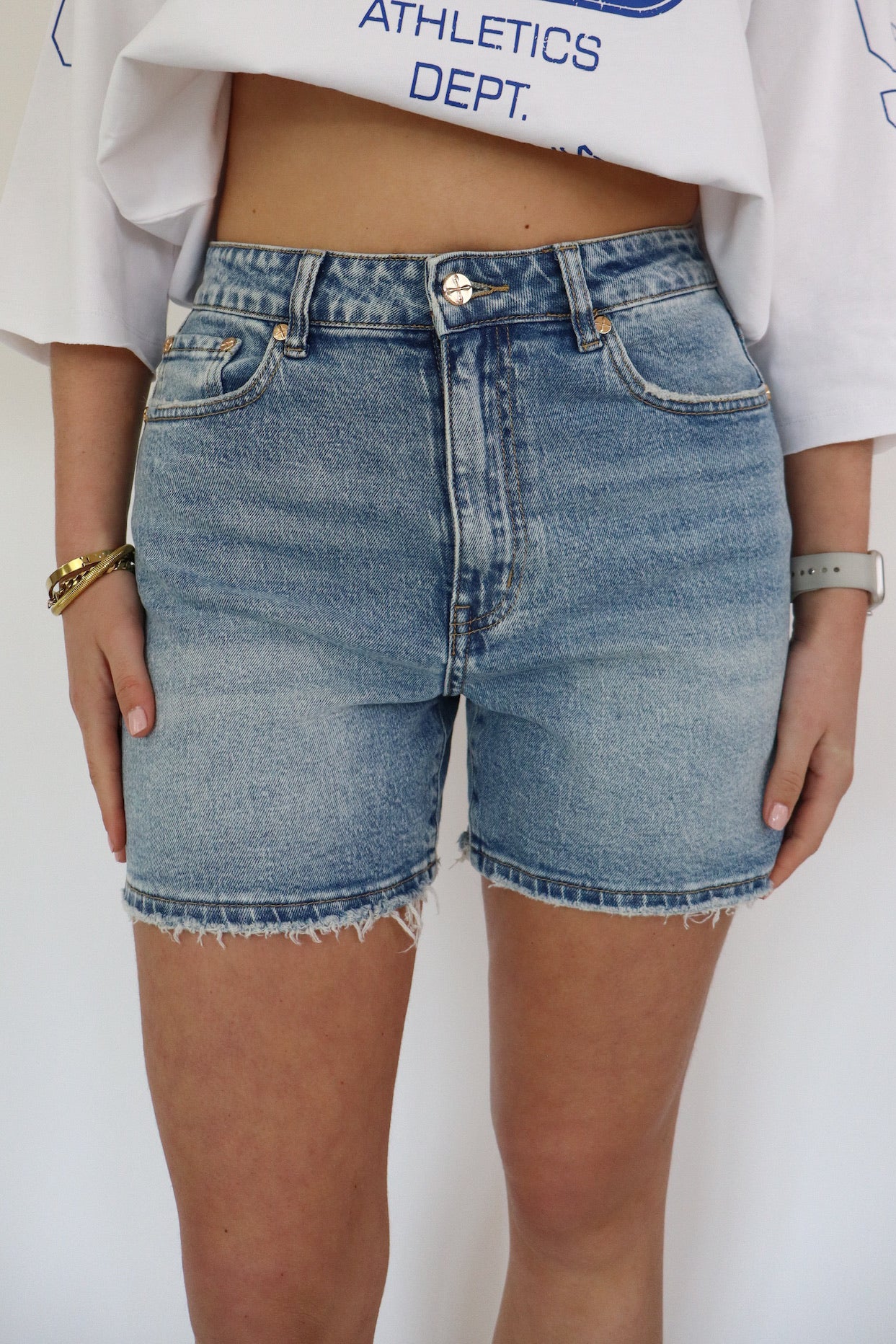 Evi Denim Shorts Dark Blue W3900