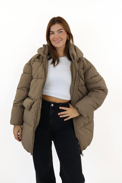 Gabriella Winter Jacket Taupe
