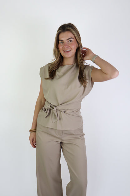 Britt Top Beige