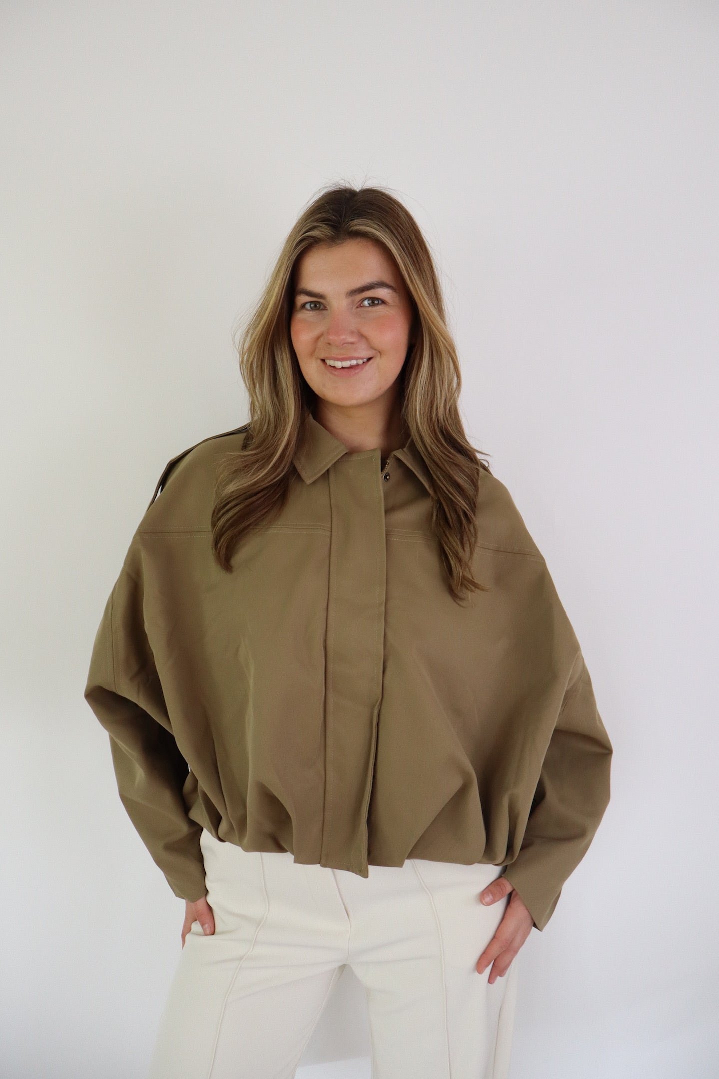 Donna Jacket Dark Khaki