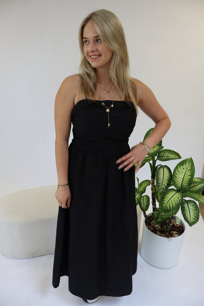 Belle Maxi Dress Zwart