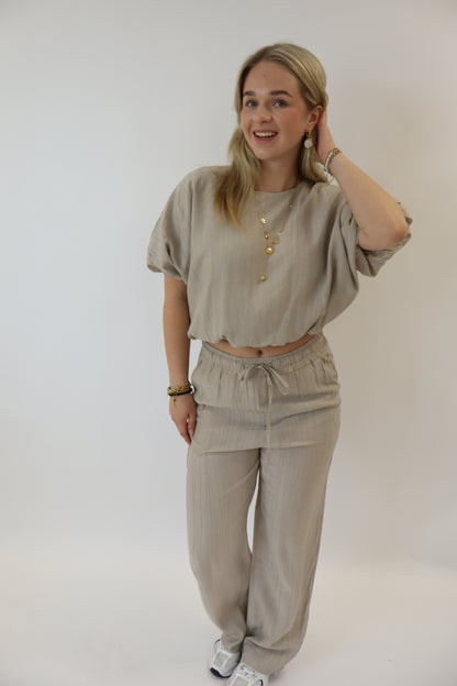 Rome Top Beige