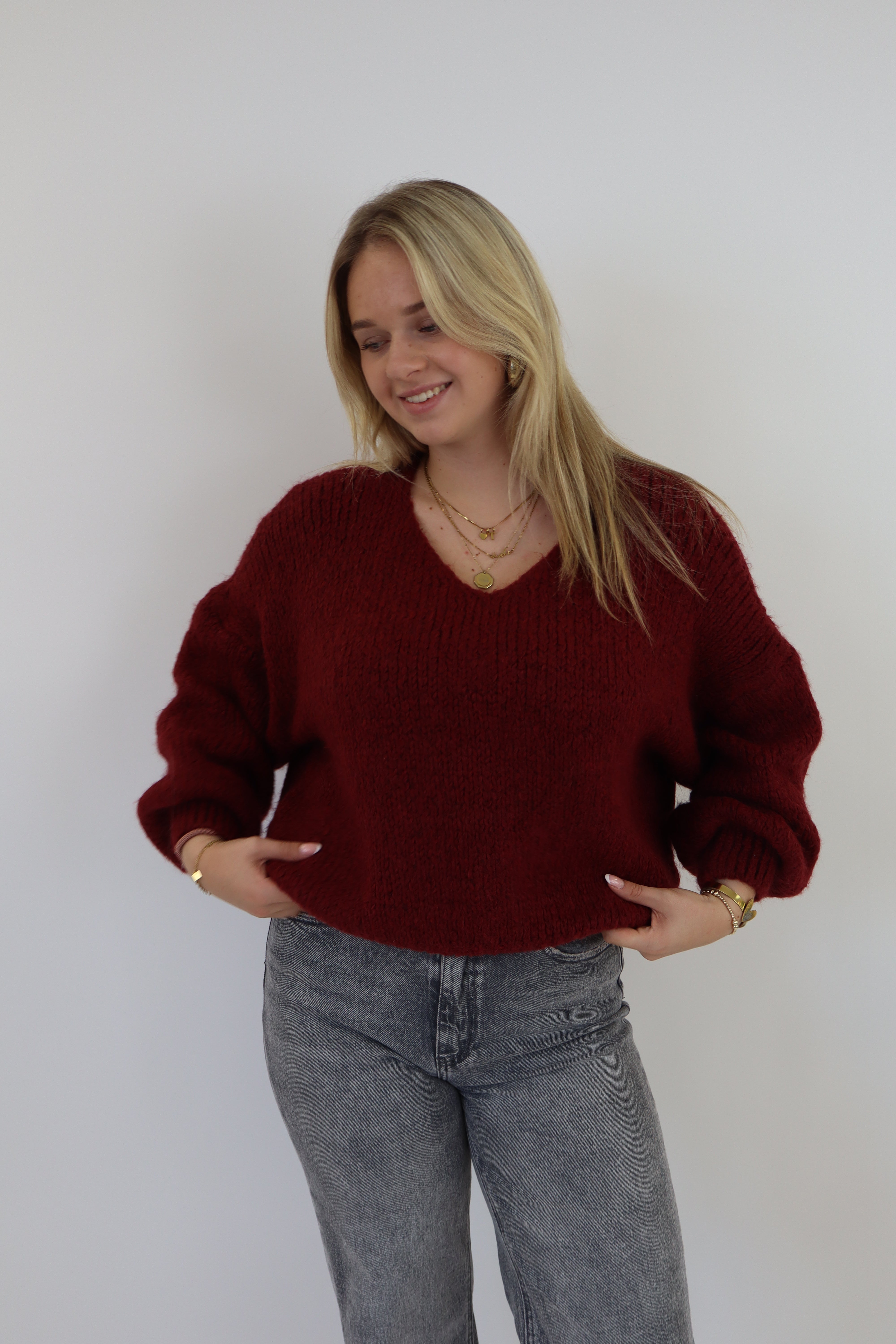 Soof Sweater Bordeaux