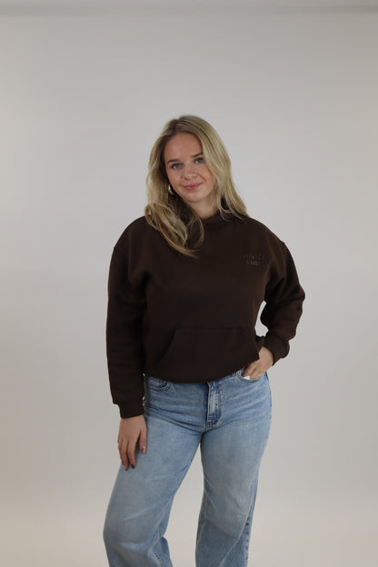 Los Angeles Hoodie Brown