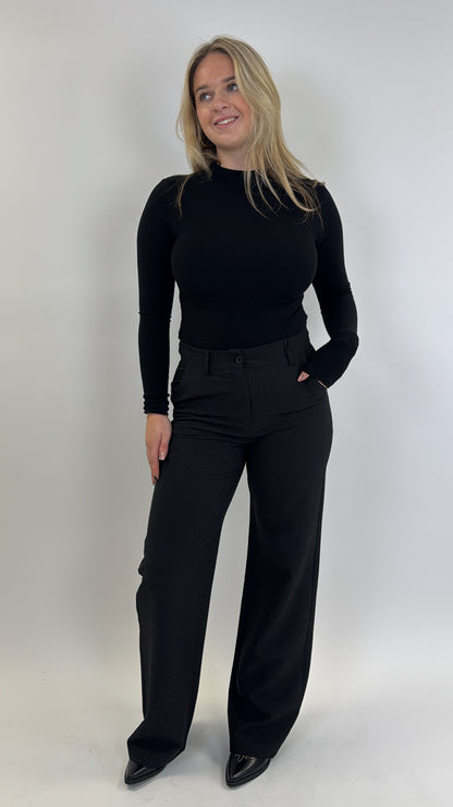 Glitter Pantalon Zwart