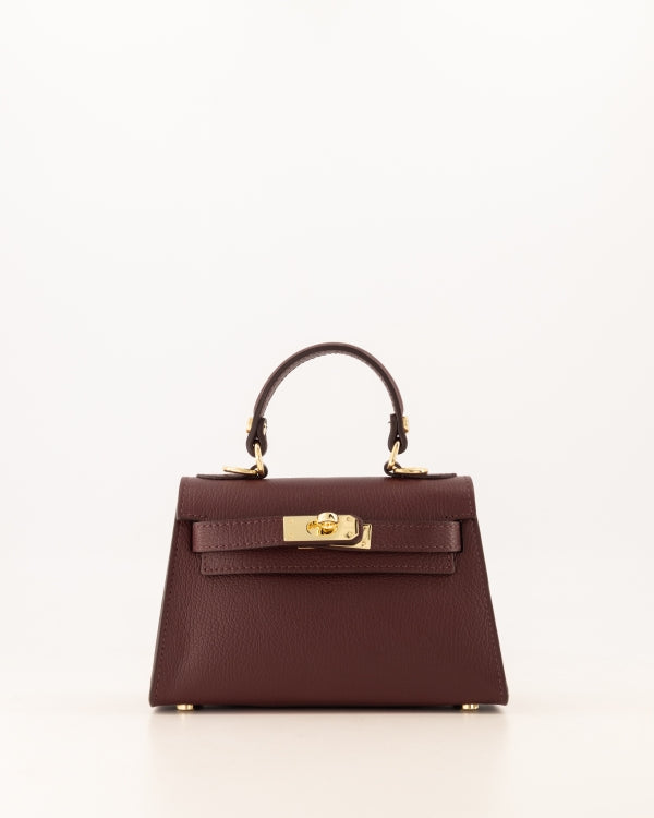 Grace Leather Bag Bordeaux