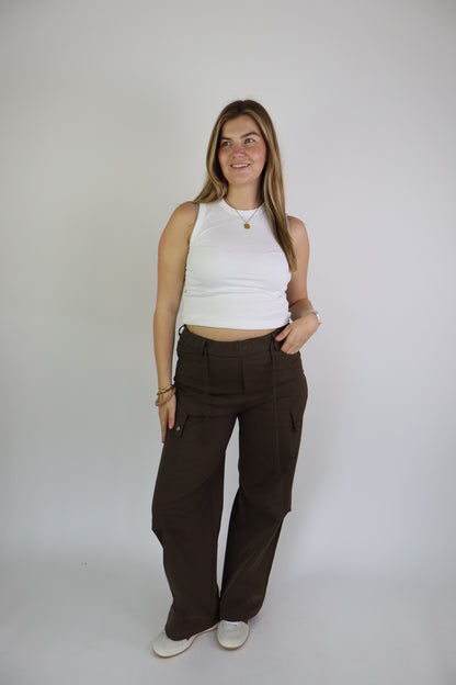 Sterre Cargo Pants Khaki
