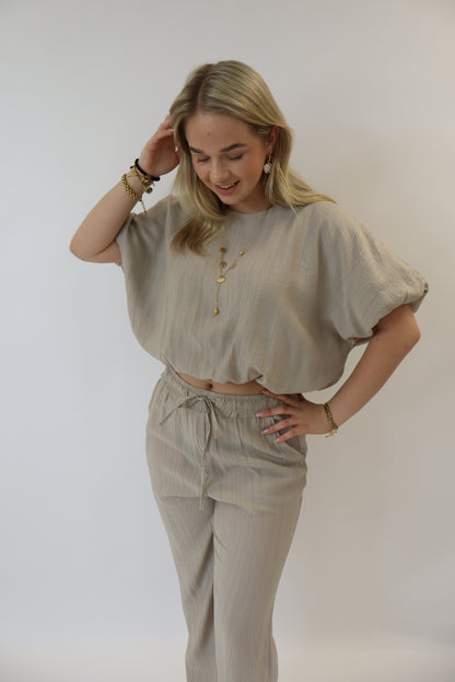 Rome Top Beige