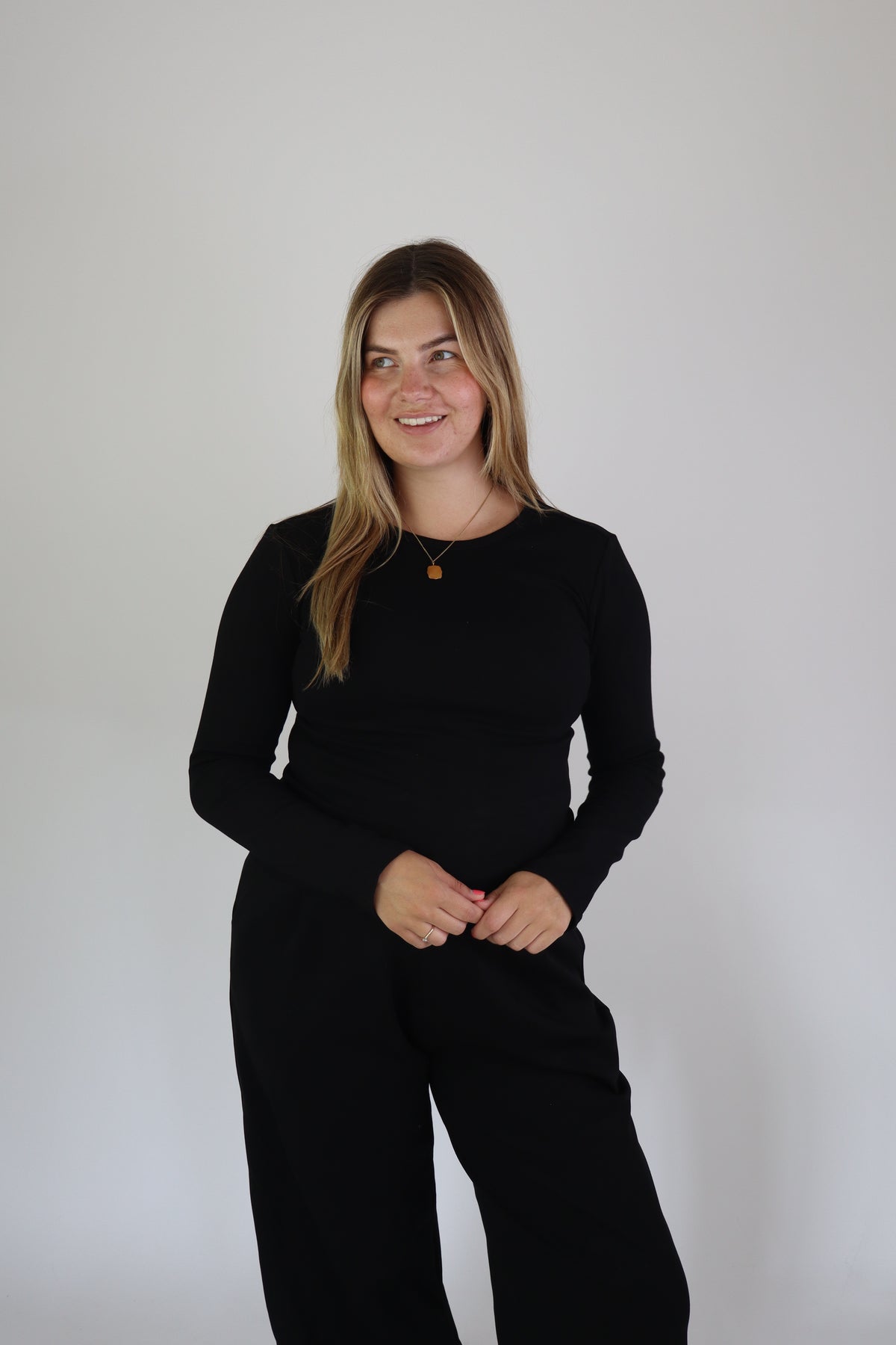 Ambika Long Sleeve Top Black