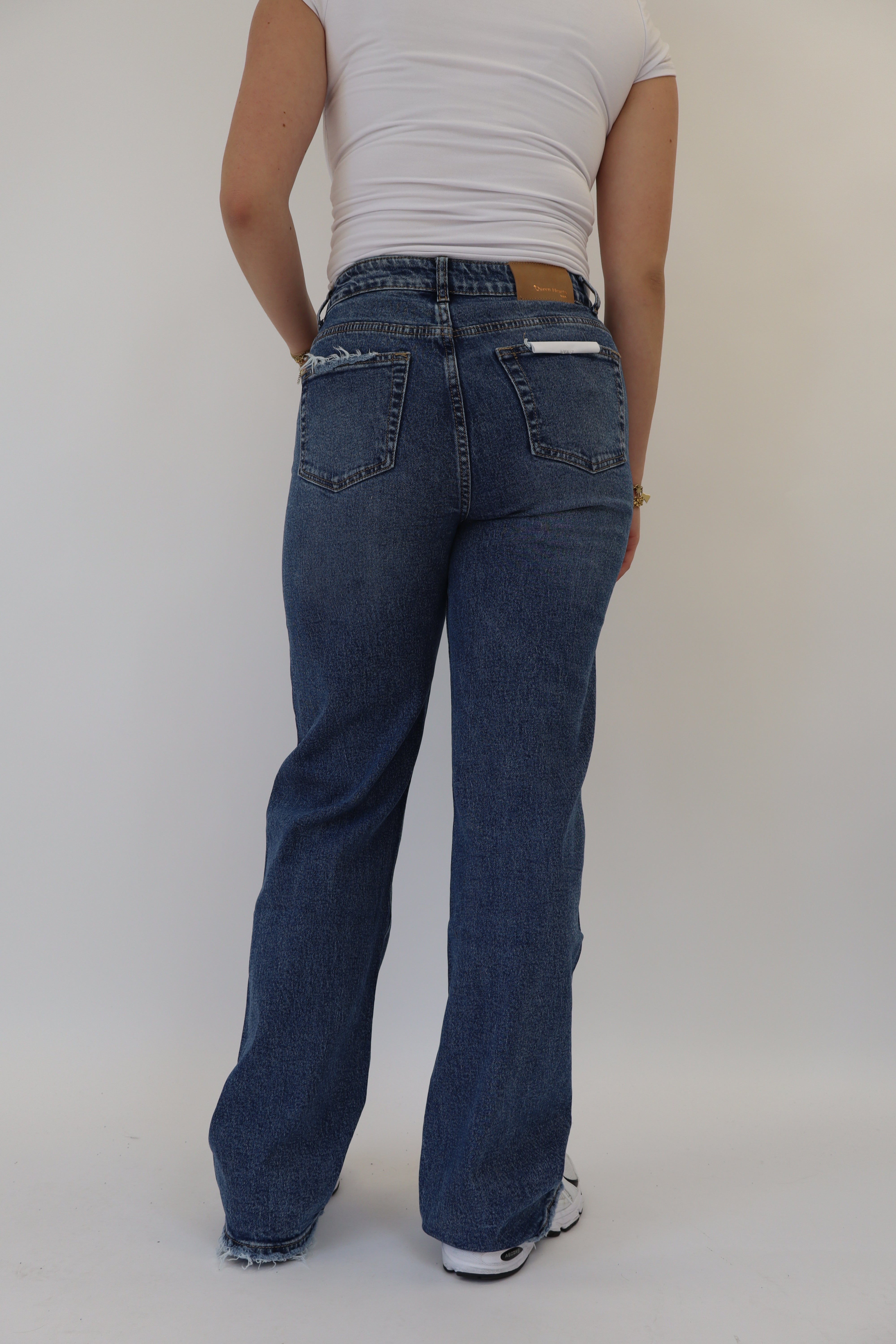 Jaimy Wide Leg Jeans Dark Denim | W3328