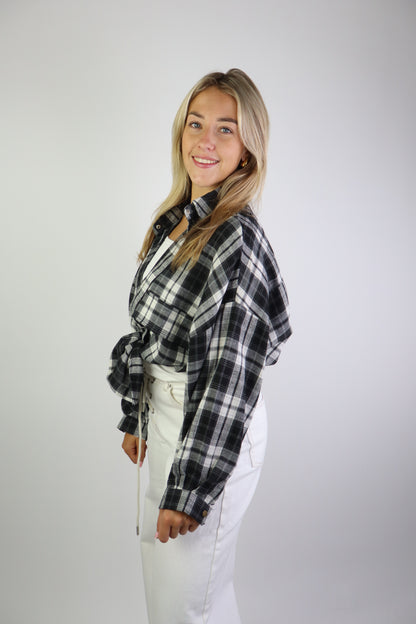 Nora Geruite Blouse Black