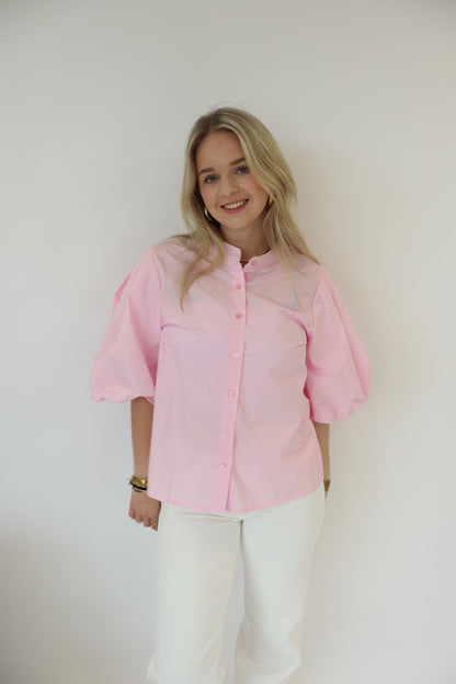 Dani Puff Blouse Pink