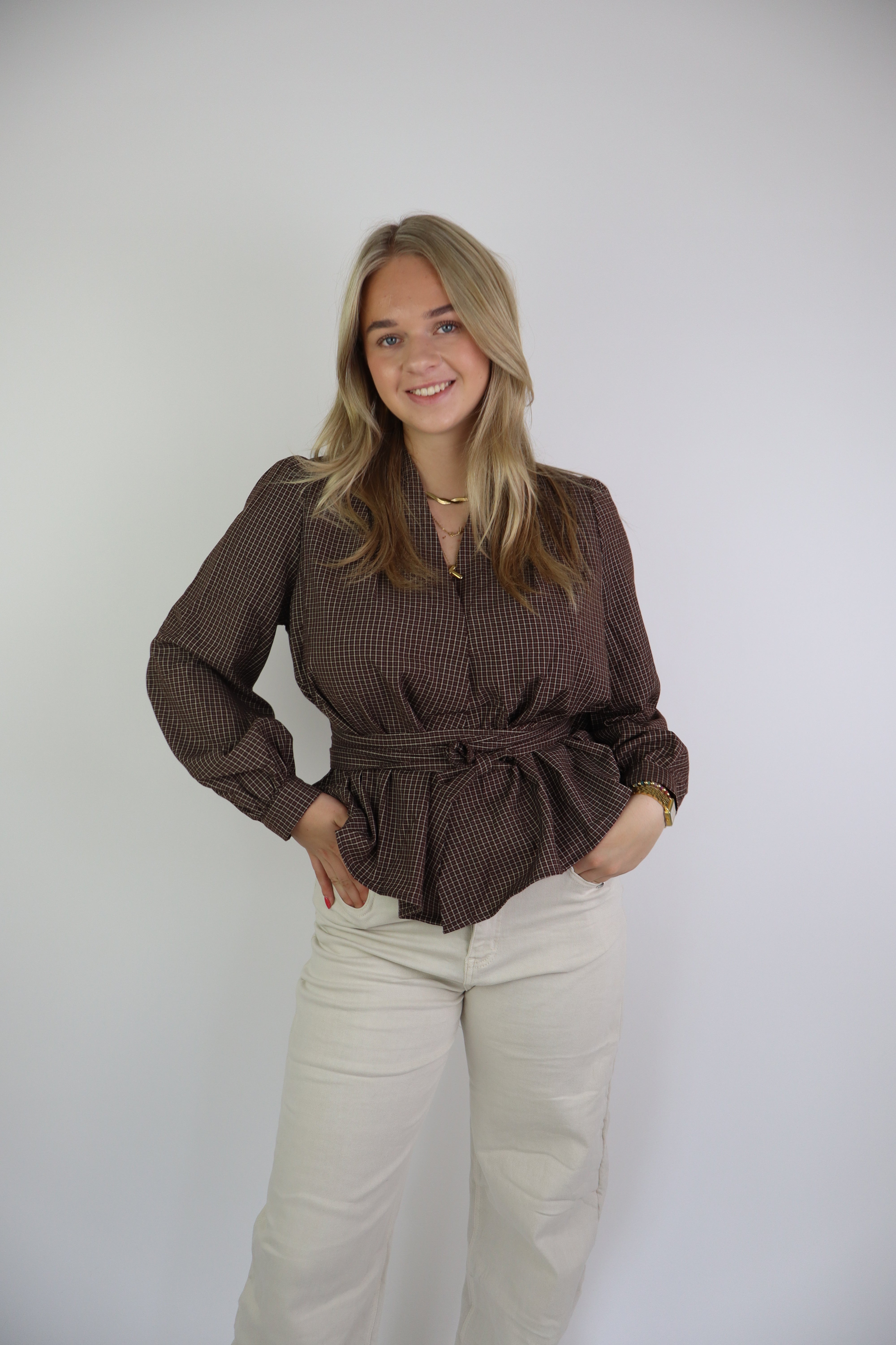 Ivy Blouse Brown
