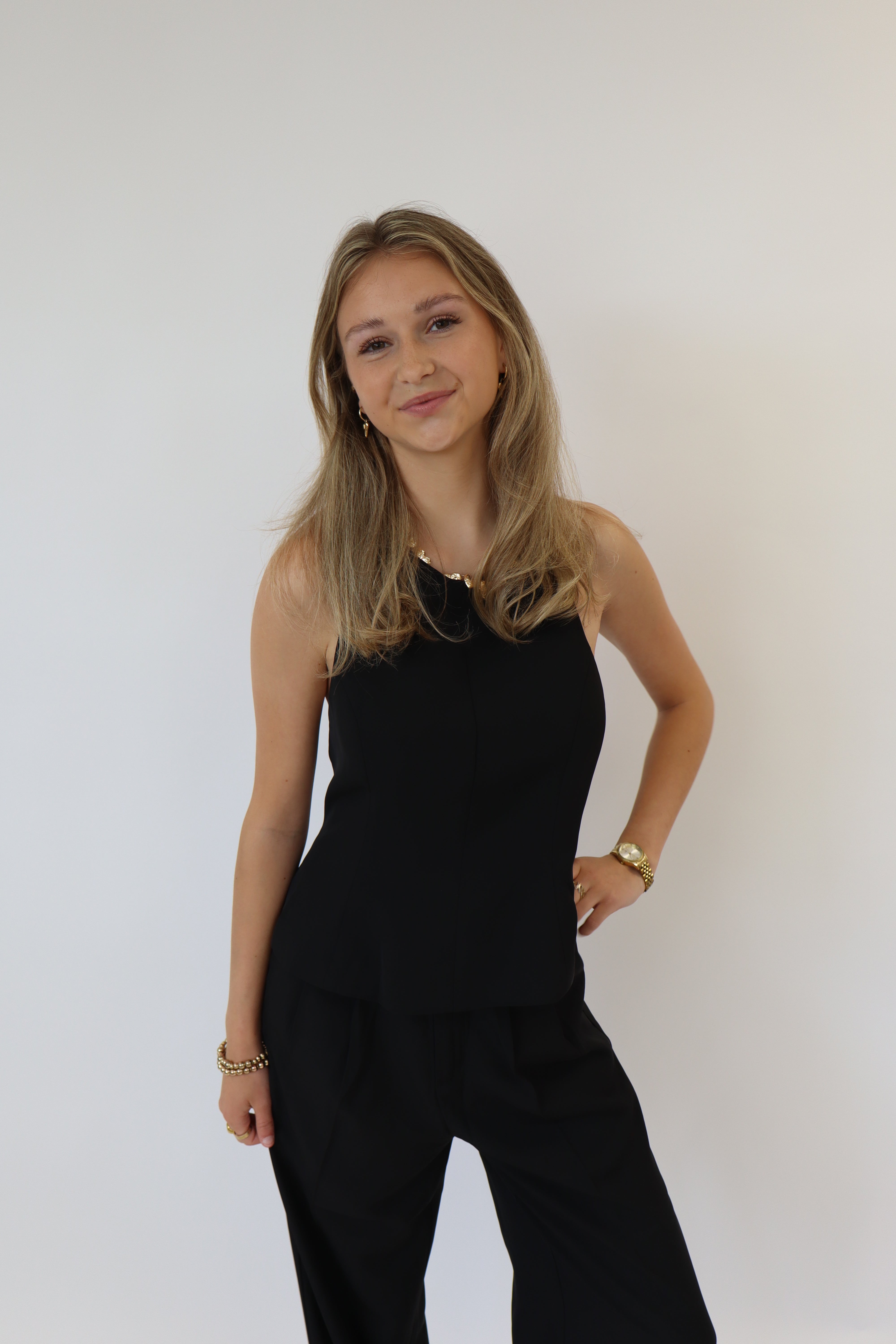 Halter Top Zwart
