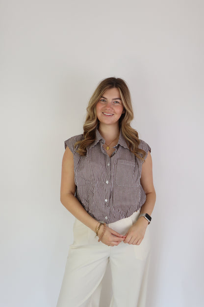 Anouska Blouse Brown