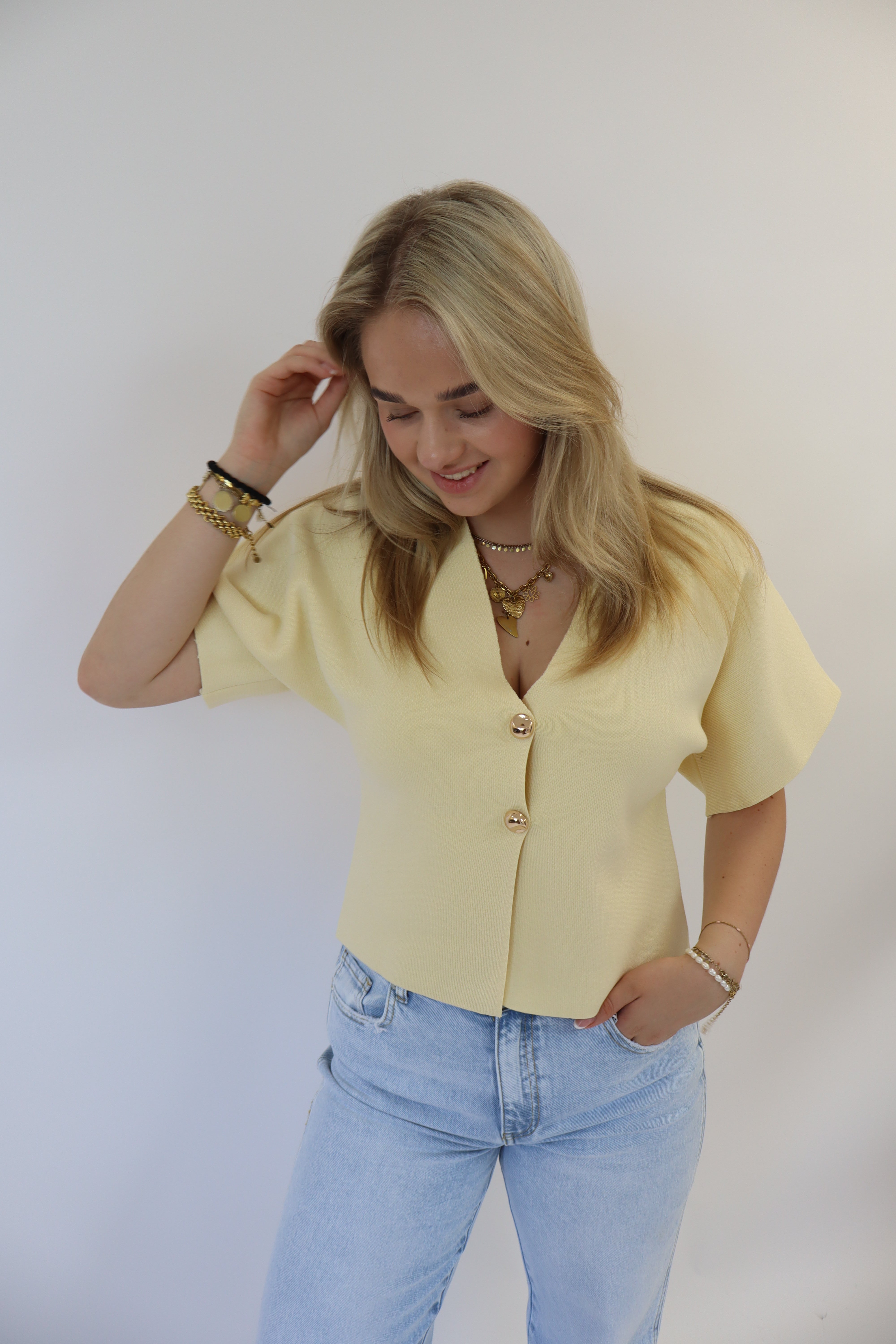 Inge Top | Geel