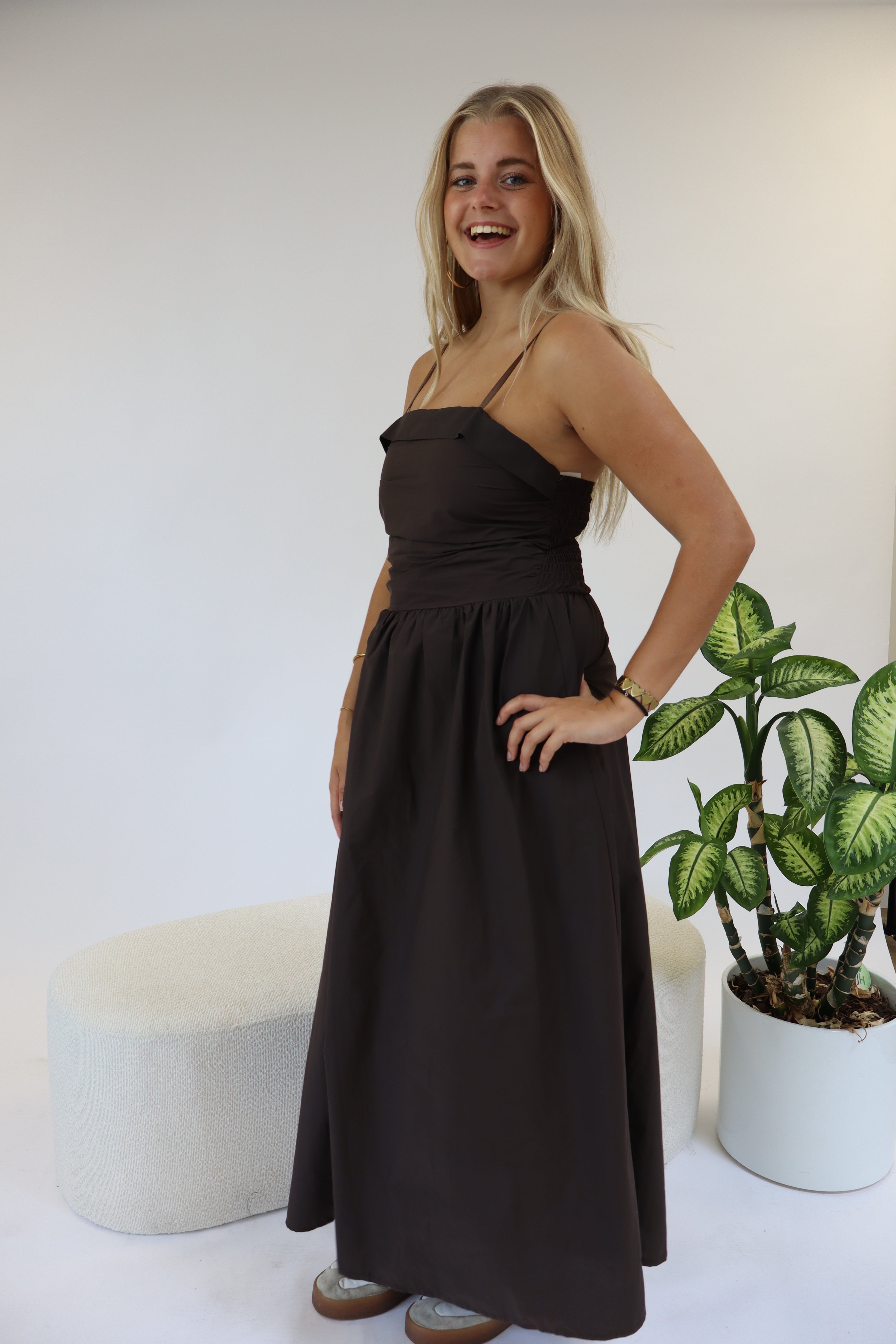 Belle Maxi Dress Brown