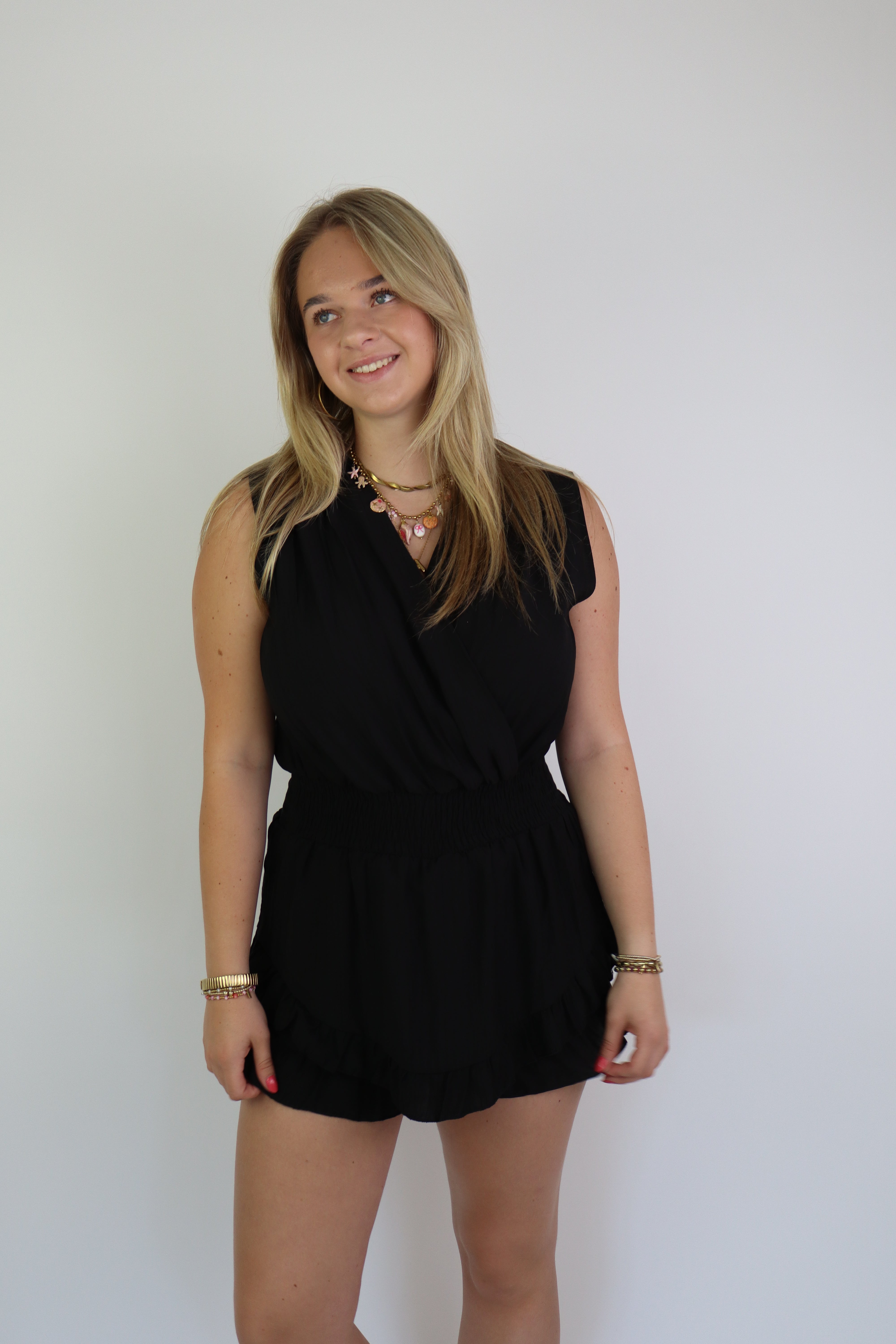Indra Playsuit Black