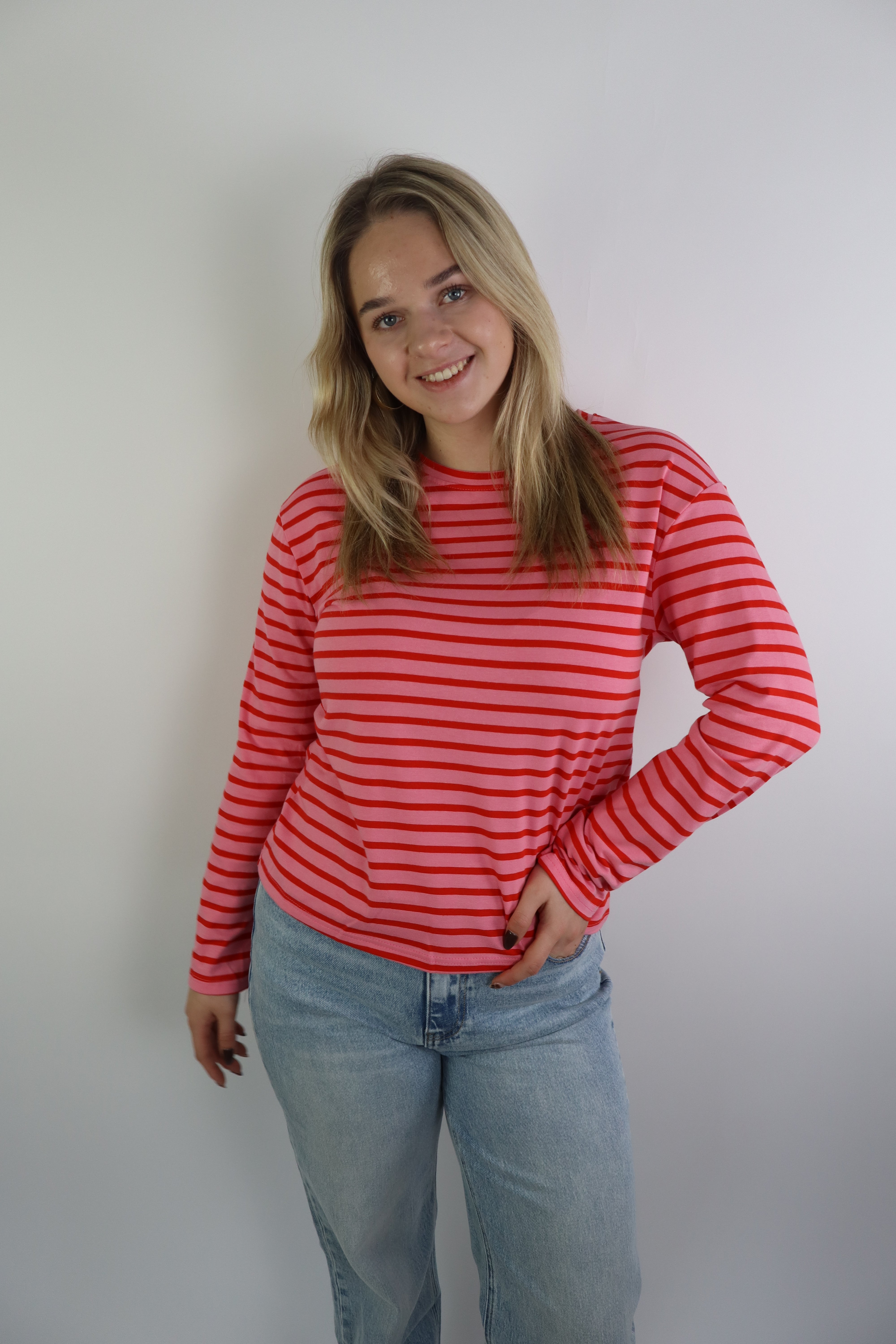 Isis Long Sleeve Top Rood/Roze