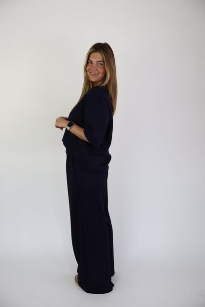 Yuki Two Piece Set Navy