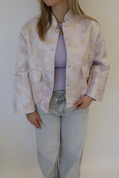 Rosalie Flower Bomber Lila